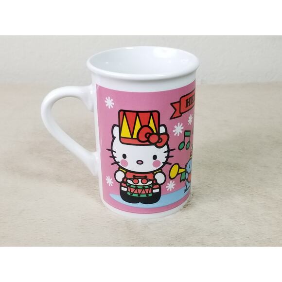 Hello Kitty Sanrio Coffee Mug Teacup 10oz Ceramic Pink 4 1/4" Year 2013 Vintage - Picture 7 of 16